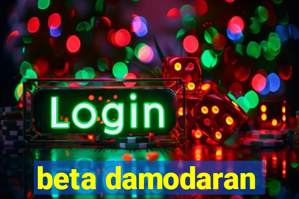 beta damodaran